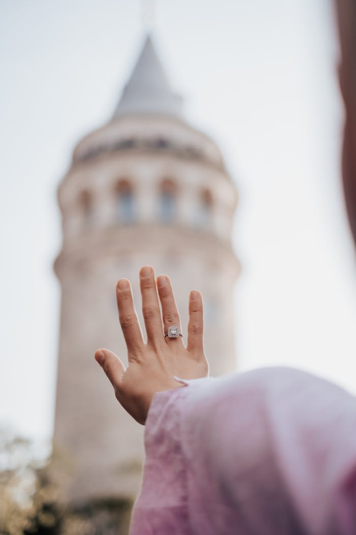 A Person Wearing a Silver Ring